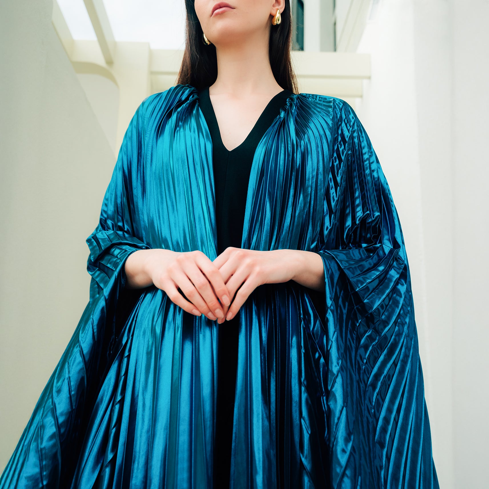 The Phoenix Cape in Blue